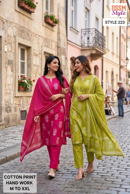 Ossm style 223 wholesale solid kurtis kolkata